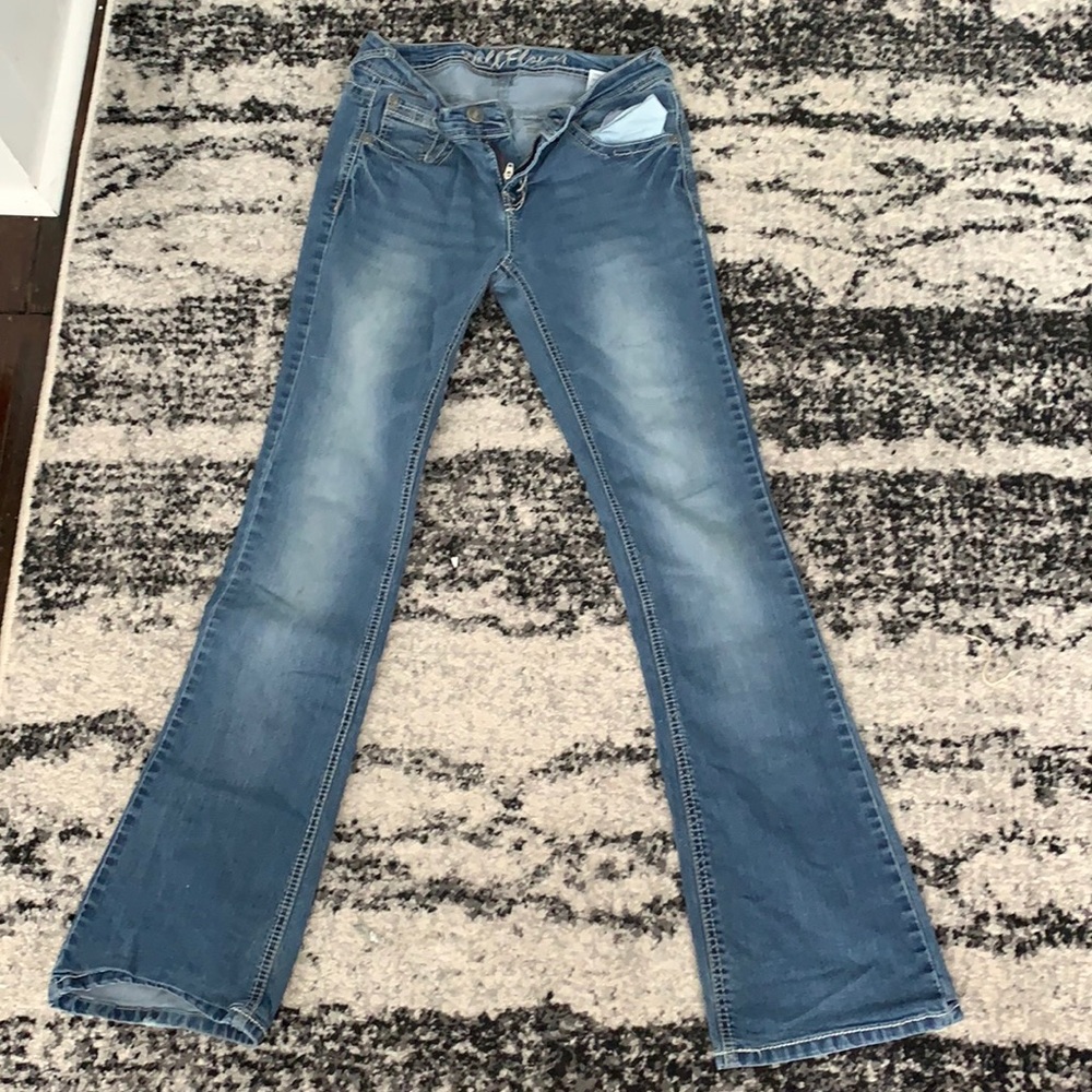 Bootcut wallflower jeans.